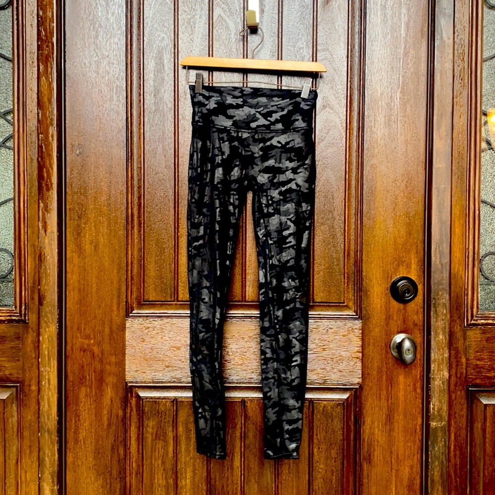 SPANX camo leggings.